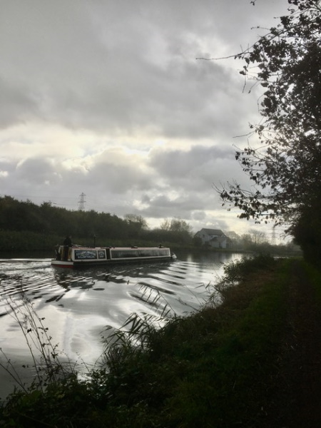 Tudor Caravan Park - Misty Canal by Tina Wilson